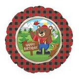 Little Lumberjack 1st Birthday Balloon Bouquet Bundle – Includes #1 Foil & Latex Balloons