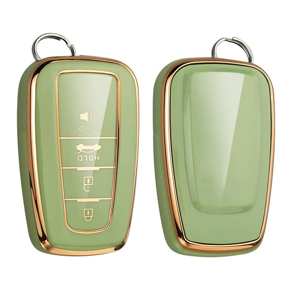 for Toyota Key Fob Cover, for Camry RAV4 Highlander Avalon C-HR Prius Corolla GT86 Key fob case Premium Soft TPU Full Cover Protection Smart Key Holder