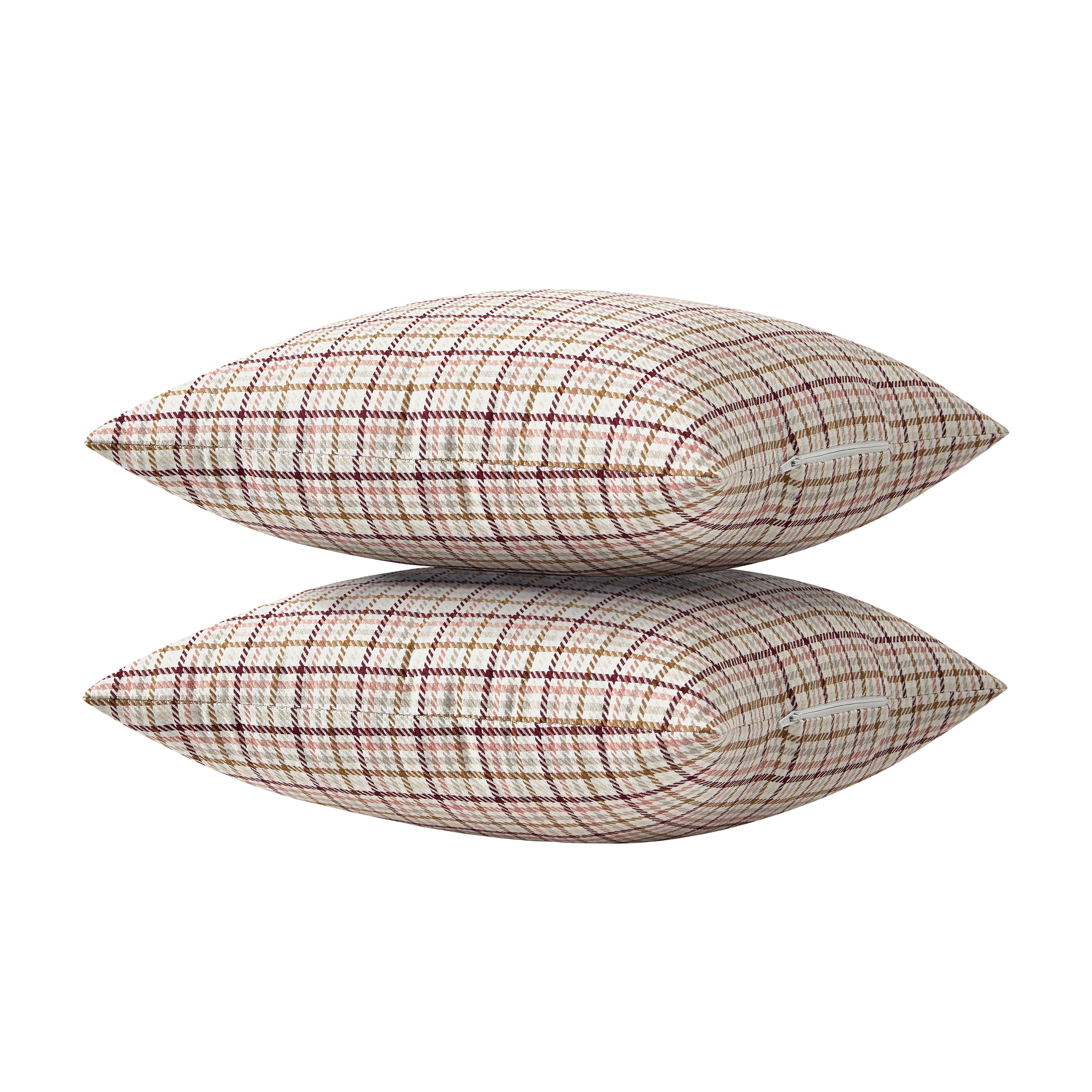 Mainstays 18" x 18" Multi Houndstooth Plaid Decorative Pillows (2 Count)