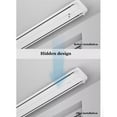 thumbnail image 6 of Curtain rail 2 rails ceiling mounting, heavy duty aluminum curtain rail, silent rail system for dining room, bedroom, living room, 6 of 6
