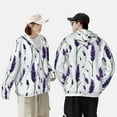 thumbnail image 5 of Picia Lavender Flowers Women's Men's UPF 50+ Sun Protection Hoodie Shirt Long Sleeve SPF Fishing Outdoor UV Hiking Lightweight Shirts-, 5 of 9