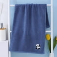thumbnail image 4 of Toalla con bordado de panda | Toalla facial de algodón suave | Toalla de mano absorbente para baño y cocina | Toallita de secado rápido para rostro y manos, 4 of 6