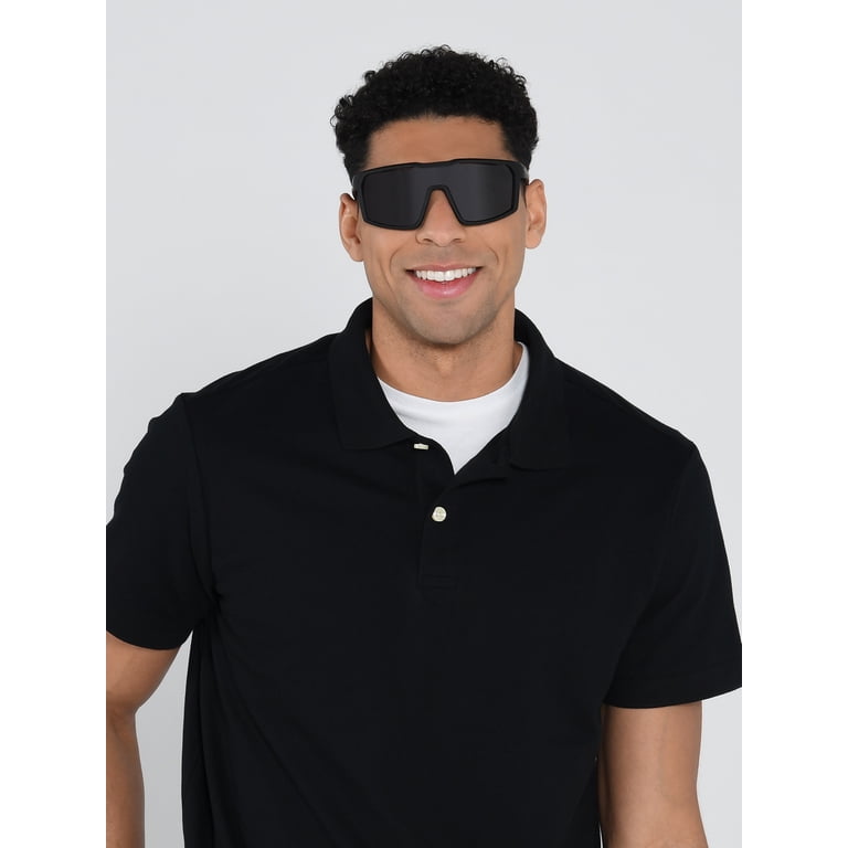 Ironman Black Wrap-Around Men's Polarized Sunglasses photo 2