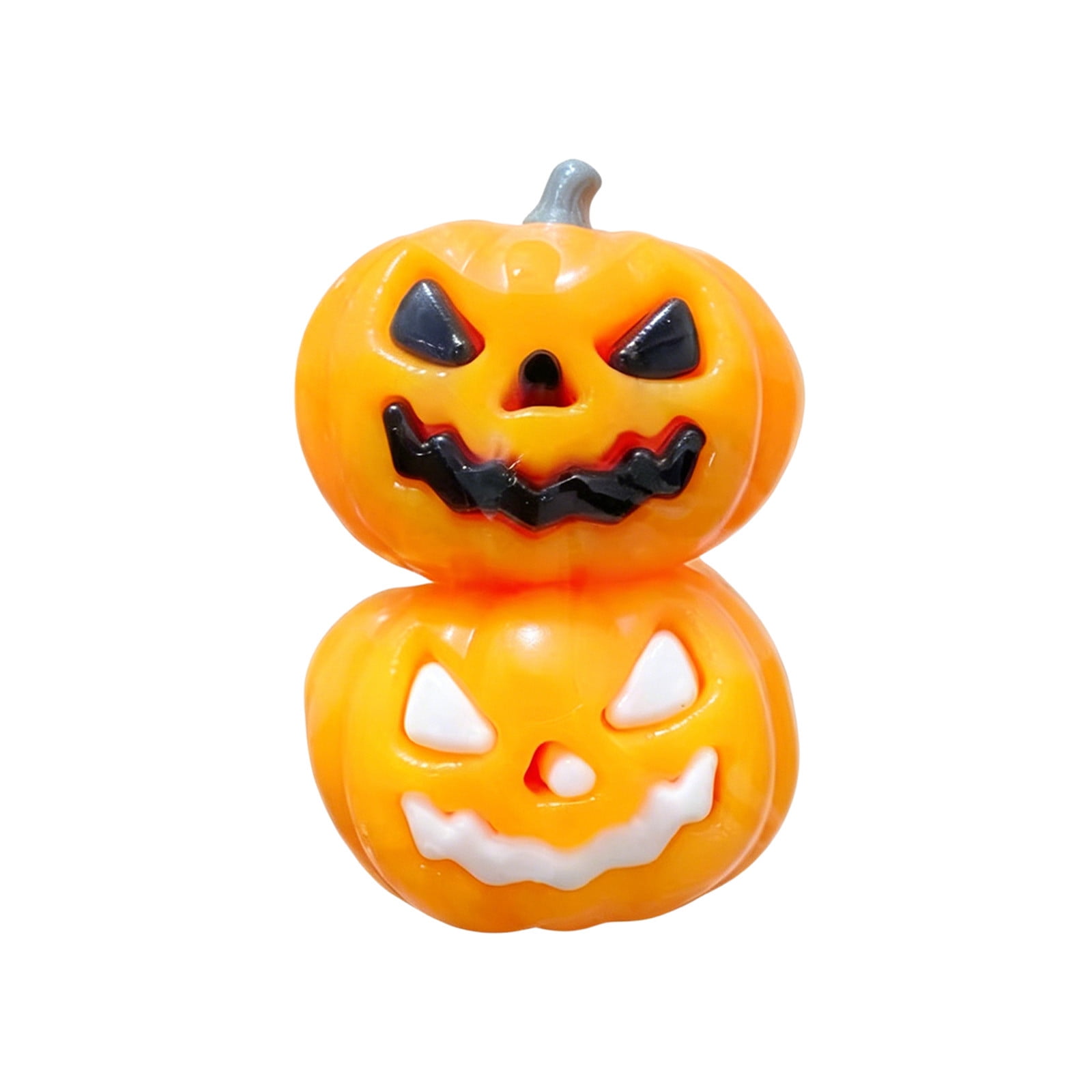 Halloween Squeeze Toy Soft Slow Rise Stress Relief Toy Orange Plastic Fidget Gadget for Adults Desk Decor
