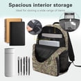 thumbnail image 5 of Pzuqiu Green Camo Bow 17 Inch Kids School Backpack for Students Ages 6-18 Elementary Backpack with Adjustable Breathable Straps Large Capacity Lightweight Schoolbag for Back to School, 5 of 7