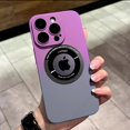 thumbnail image 1 of Magsafe-funda de PC dura de carga inalámbrica de lujo para iPhone 14, 13, 12, 11 Pro Max Plus, parachoques magnético, Color degradado, fundas mate Fivean unisex, 1 of 2
