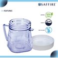 thumbnail image 4 of WWS-Replacement Mini 1-cup Plastic Jar by , fits most Oster Blenders (2 Pieces), 4 of 4