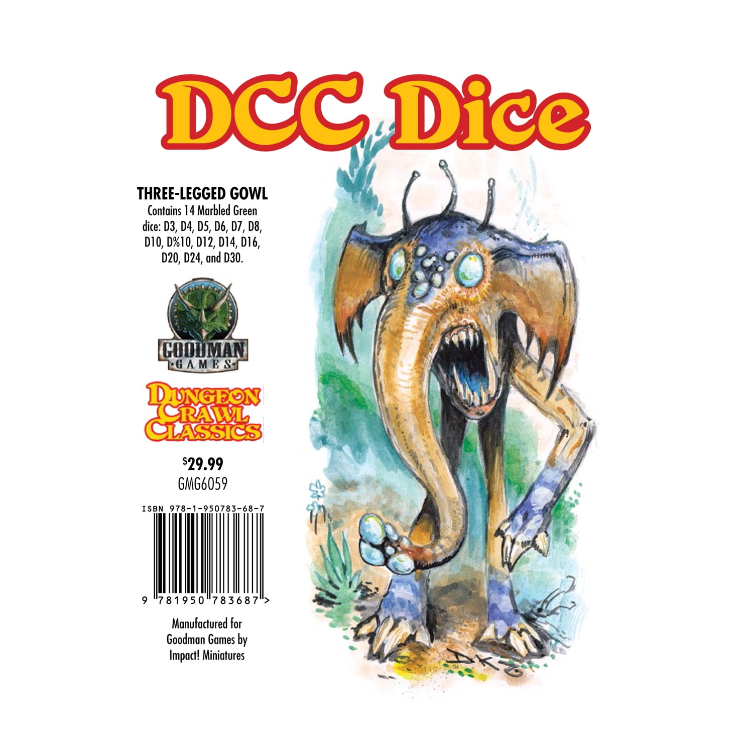DCC Dice - Gowl&nbsp;&nbsp;