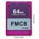 thumbnail image 3 of Estuche transparente para tarjeta de memoria FMCB V1.953 de 8MB/16MB/32MB/64MB para consola de juegos PS2, 3 of 5