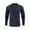 Navy, variant on YFNNUP Mens Corduroy Crewneck Shirt Long Sleeve Casual Muscle T Shirts Slim Fitted Workout T-Shirts Top