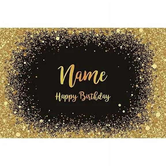 Glitter Shimmer Wall Birthday rations Backdrop Custom Personalized Wom M Party Banner Poster Photo Background