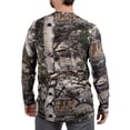 thumbnail image 4 of Men's Long Sleeve Camo Tee Hunting Performance Shirt by Mossy Oak, Sizes S-3XL, 4 of 6