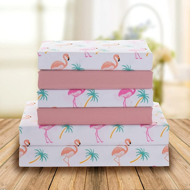 Elegant Comfort Bed Sheets Flamingo Pattern 1500 Thread Count Percale