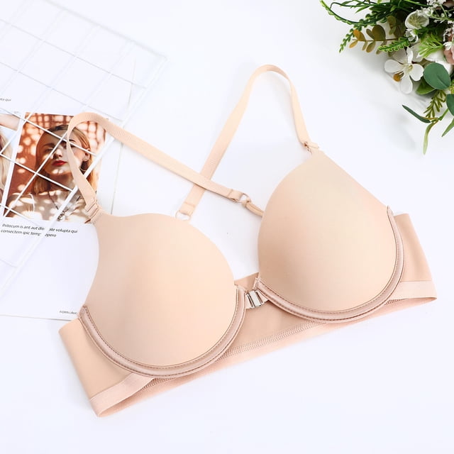 unbranded Deportivo Push Up Con Frontal Para Mujer En Nylon Color Beige