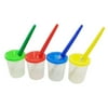 New Portable Children Painting Brushes Cleaning Cup Set Color-Matched Paint Brushes Kit Kids Drawing Tools