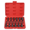 thumbnail image 2 of Driver 12-Pack Magnetic Nut Driver Set, Chrome-Vanadium Steel Impact Power Hex Nut Driver Drill Bit Master Kit, SAE & Metric Size, 1/4-Inch Quick-Change, 2 of 7