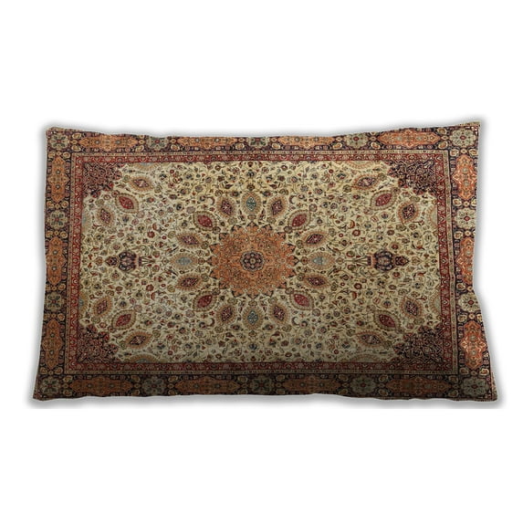 Ahgly Company Indoor Rectangular Traditional Lumbar Throw Pillow, 13 inch by 19 inch