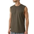 thumbnail image 2 of HaoXianJian Men's Tank Top Sleeveless Shirts Workout Tank Top Casual Running Gym Muscle T Shirts Crew- Neck Going Out Tops Mens Undershirts M-2X, 2 of 9