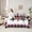 Pink Black White, variant on jejeloiu Cartoon Christmas Tree Twin Bedding Sets 7-Piece,Pinkue Geometric Grid Bedding Comforter Set,Xmas Theme Sheet Sets,Microfiber Room Decor Reversible