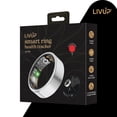 thumbnail image 4 of LivUp Smart Ring, Silver, Size 8, 4 of 6