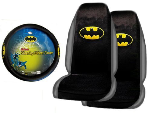 A Set of 2 Universal Fit Batman Seat Covers