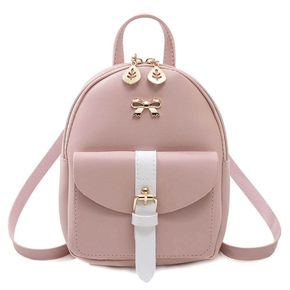 OLOEY Small Sling Backpack Leather Crossbody Bag Purse Shoulder Bags for  Student Women Girl with Headphone Jack 