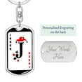 thumbnail image 2 of Joker Card Keychain Dog Tag Stainless Steel or 18k Gold, 2 of 16