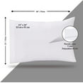 thumbnail image 6 of GOLD TEXTILES 100 Pack Polycotton Pillowcases Standard (21''x32'') , White T-200, 6 of 8
