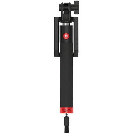 Tzumi Bluetooth Selfie Stick, Black