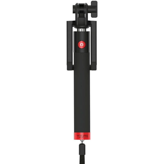 Tzumi Bluetooth Selfie Stick, Black