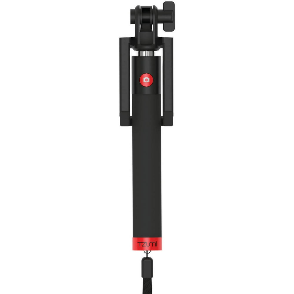 Tzumi Bluetooth Selfie Stick, Black