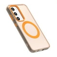 thumbnail image 5 of Magnetic Case for Samsung Galaxy S23, Slim Fit Anti-Scratch Compatible with Magsafe Not-Yellowing Shockproof Anti-Scratch Bumper Rugged Protective Phone Case for Samsung Galaxy S23, Orange, 5 of 7