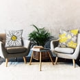 thumbnail image 2 of Yellow Pillow Covers 16x16 Inch Set of 4 Decorative Throw Pillow Covers for Couch Sofa Outdoor Throw Pillow Cover Farmhouse Cushion Linen Pillow Case Living Room Home Modern Decor, 2 of 6