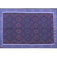 thumbnail image 1 of Ahgly Company Indoor Rectangle Oriental Blue Traditional Area Rugs, 5' x 8', 1 of 4