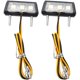 thumbnail image 1 of 2X Lámpara de matrícula de luz trasera LED decorativa para motocicleta para blanco, 1 of 5