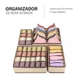 thumbnail image 1 of Set  de 4 Organizadores de Ropa Plegable Idea Nuova Organizador Beige para ropa, 1 of 10