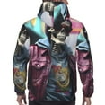thumbnail image 7 of Rateoe Skeleton Cool Street Fashion Pattern Mens Hoodie, Pullover Hooded Sweatshirt, Kangaroo Pocket Hoodie Ideal for Daily Wear, Travel and Home-XX-Large, 7 of 7
