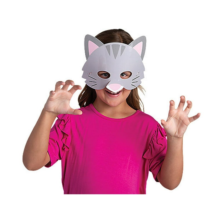 Fun Express Cat Party Paper Masks 12 PC