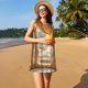 thumbnail image 3 of Fotbe Golden Drapes Pillars Clouds Vestido de Verano sin Mangas para Mujer – Vestido Midi Línea A, Estilo Camiseta Floral, Vestido Playero Casual y Fluido, 3 of 7