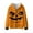 Halloween Pumpkin, variant on FUIALDOLG Girls Winter Jacket Pug Dog Print Hoodies Kids Full Zip Hoodie Boys Jacket Warm Cozy Outwear Coat with Pockets, Size S