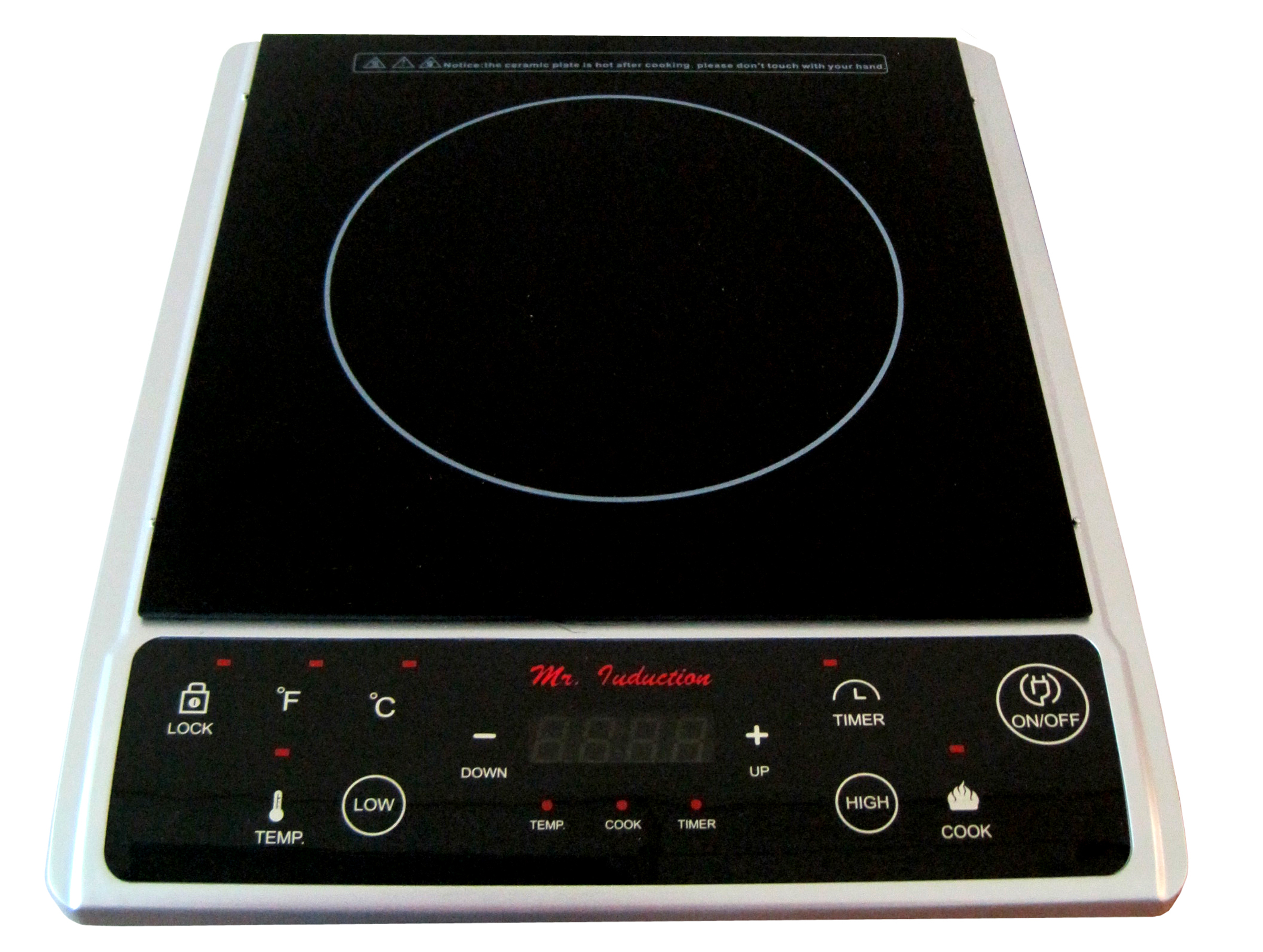 SPT 1,300W Induction Cooktop, Silver - image 4 of 4