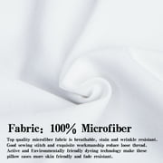Ntbay Microfiber Bed Sheets Set - 1800 Series Soft Sheet Set- 4 Piece - Queen - White