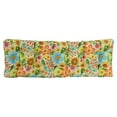 thumbnail image 3 of Blazing Needles 60-inch by 19-inch Tufted Patterned Outdoor Spun Polyester Loveseat Cushion, 3 of 4