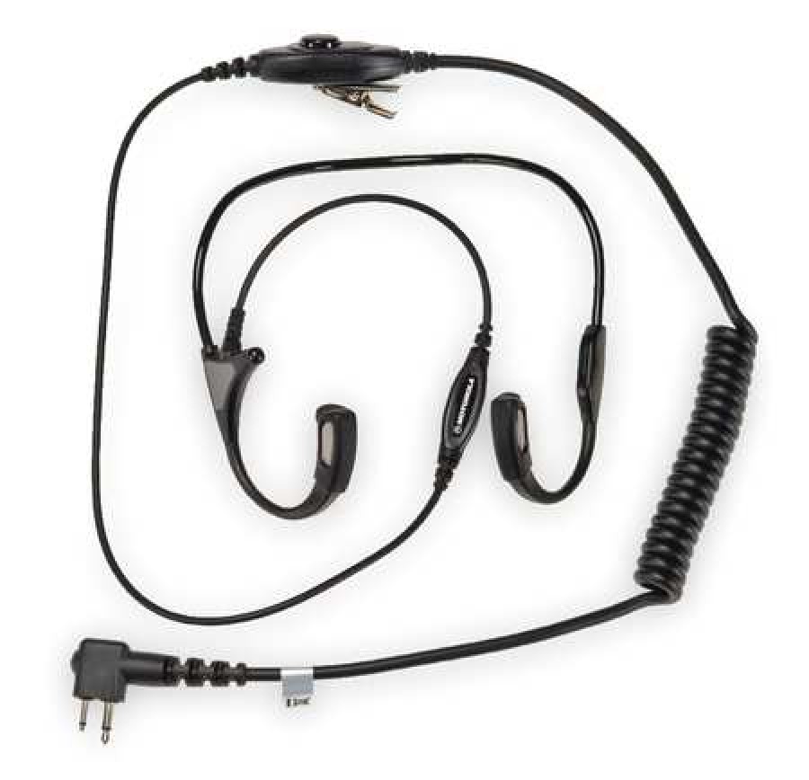 Motorola RMN5114A UltraLightweight Temple Transducer Headset Headset