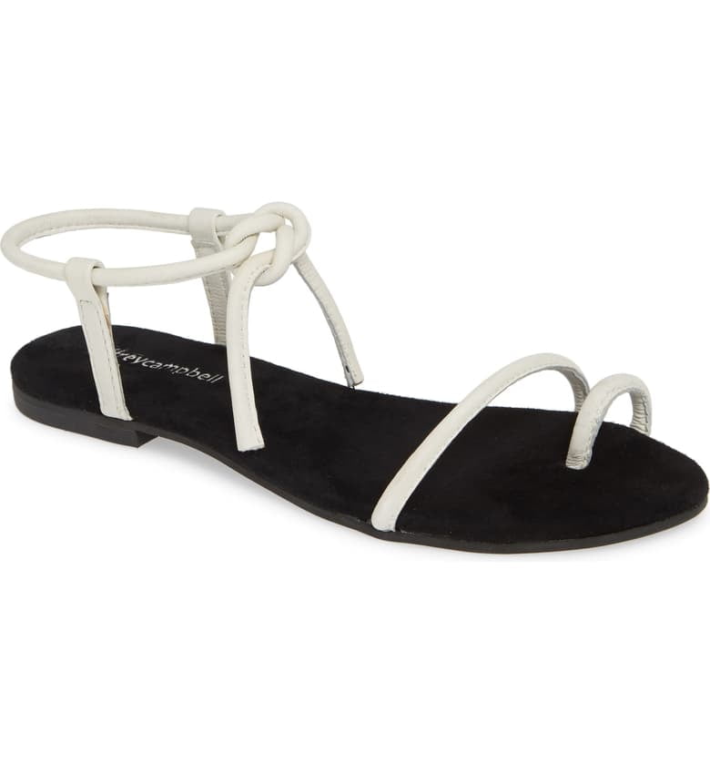 jeffrey campbell white sandals