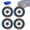 Blue, variant on 4PCS 2D Tire Lettering Stickers, Waterproof Universal Wheel Sidewall Decals Motorcycle Auto Exterior Accessories, Sport Lettering Set for SUV Sedan Truck Rim Decor Aufkleber