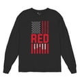 thumbnail image 5 of Remember Everyone Deployed Long Sleeve T-shirt Until They All Come Home RED Friday Military US Flag American Patriot, 5 of 7