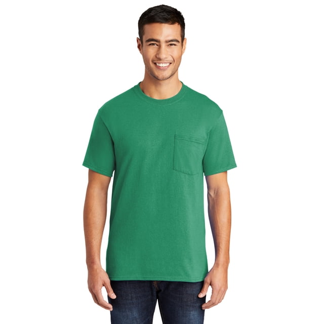 Port & Company? - Camiseta con bolsillo Core Blend. PC55P Puerto & Compa??a PC55P