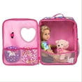 thumbnail image 3 of ZITA ELEMENT 7 Items American 18 Inch Doll Bag Doll Case Set and Doll Accessories Including 18 Inch Doll Clothes, Shoes, Sunglasses, Doll Backpack and Toy Dog, 3 of 6