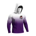 thumbnail image 2 of Mens UPF 50+ Fishing Hoodie Performance Long Sleeve Sun Protection UV Shirt Mask Face Tops Hiking Running Swim Athletic Workout Outfit, 2 of 5